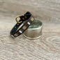 Hundehalsband Maasai aus Leder mit Perlen - Größe XS - Glam & Gallop