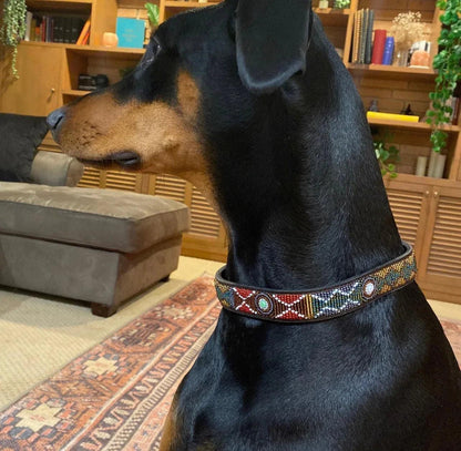 Hundehalsband Maasai Perlen (alle Designs) - Glam & Gallop