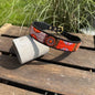 Hundehalsband Maasai aus Leder mit Perlen - Größe XL - Glam & Gallop