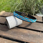 Hundehalsband Maasai aus Leder mit Perlen - Größe XL - Glam & Gallop
