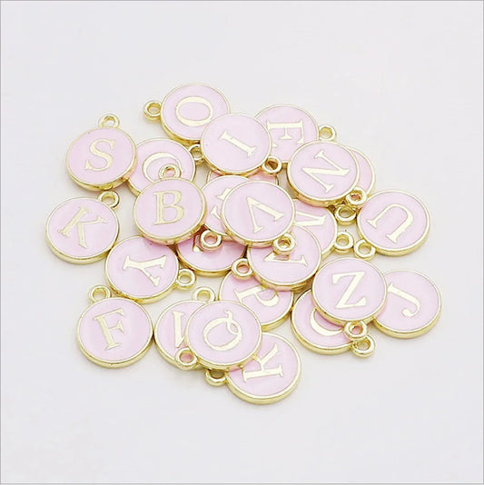 SERIFEN BUCHSTABEN Charm - rosa gold - Glam & Gallop